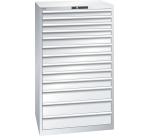 Armoire à tiroirs Lista 45 x 36E  H 145 x L 87 x P 72,5 cm 13 tiroirs Key Lock