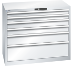 Armoire à tiroirs Lista 54 x 27E  H 85 x L 102,3 x P 57,2 cm 6 tiroirs Key Lock