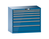 LISTA - Armoire à tiroirs (HxLxP) 85 x 102,3 x 57,2 cm KEY Lock R5012