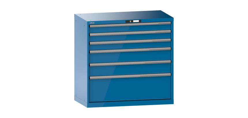Armoire à tiroirs Lista 54 x 27E  H 100 x L 102,3 x P 57,2 cm 6 tiroirs Key Lock