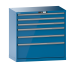 Armoire à tiroirs Lista 54 x 27E  H 100 x L 102,3 x P 57,2 cm 6 tiroirs Key Lock