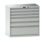Armoire à tiroirs Lista 54 x 27E  H 100 x L 102,3 x P 57,2 cm 6 tiroirs Key Lock