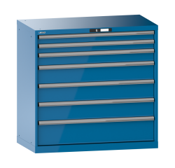 Armoire à tiroirs Lista 54 x 27E  H 100 x L 102,3 x P 57,2 cm 7 tiroirs Key Lock