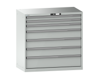 LISTA - Armoire à tiroirs (HxLxP) 100 x 102,3 x 57,2 cm KEY Lock R7035