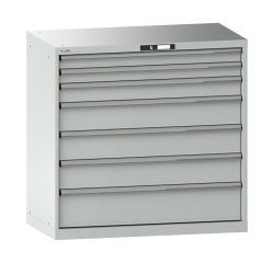Armoire à tiroirs Lista 54 x 27E  H 100 x L 102,3 x P 57,2 cm 7 tiroirs Key Lock