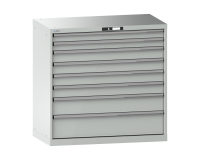 LISTA - Armoire à tiroirs (HxLxP) 100 x 102,3 x 57,2 cm KEY Lock R7035