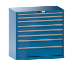 Armoire à tiroirs Lista 54 x 27E  H 100 x L 102,3 x P 57,2 cm 8 tiroirs Key Lock