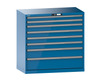LISTA - Armoire à tiroirs (HxLxP) 100 x 102,3 x 57,2 cm KEY Lock R5012.