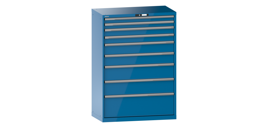 Armoire à tiroirs Lista 54 x 27E  H 145 x L 102,3 x P 57,2 cm 9 tiroirs Key Lock
