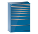 Armoire à tiroirs Lista 54 x 27E  H 145 x L 102,3 x P 57,2 cm 10 tiroirs Key Lock