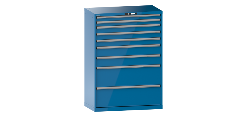 Armoire à tiroirs Lista 54 x 27E  H 145 x L 102,3 x P 57,2 cm 10 tiroirs Key Lock
