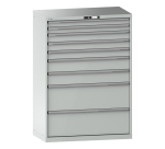 Armoire à tiroirs Lista 54 x 27E  H 145 x L 102,3 x P 57,2 cm 10 tiroirs Key Lock