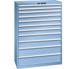 Armoire à tiroirs Lista 54 x 27E  H 145 x L 102,3 x P 57,2 cm 11 tiroirs Key Lock