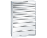 LISTA - Armoire à tiroirs (HxLxP) 145 x 102,3 x 57,2 cm KEY Lock R7035