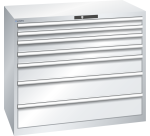 Armoire à tiroirs Lista 64 x 36E  H 100 x L 119,3  x P 72,5 cm 7 tiroirs Key Lock