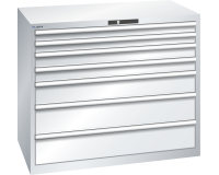 LISTA - Armoire à tiroirs (HxLxP) 100 x 119,3 x 72,5 cm KEY Lock R7035