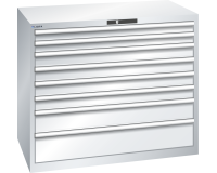 LISTA - Armoire à tiroirs (HxLxP) 100 x 119,3 x 72,5cm KEY Lock R7035