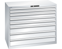 LISTA - Armoire à tiroirs (HxLxP) 100 x 119,3 x 72,5 cm KEY Lock R7035