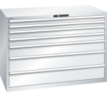 Armoire à tiroirs Lista 78 x 36E  H 100 x L 143,1 x P 72,5 cm 7 tiroirs Key Lock