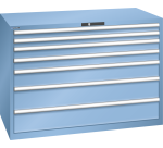 Armoire à tiroirs Lista 78 x 36E  H 100 x L 143,1 x P 72,5 cm 7 tiroirs Key Lock