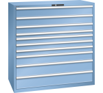 Armoire à tiroirs Lista 78 x 36E  H 145 x L 143,1 x P 72,5 cm 10 tiroirs Key Lock