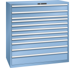 Armoire à tiroirs Lista 78 x 36E  H 145 x L 143,1 x P 72,5 cm 11 tiroirs Key Lock