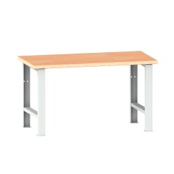 LISTA - Établi (LxPxH) 1500x750x890mm Multiplex Gris clair RAL 7035
