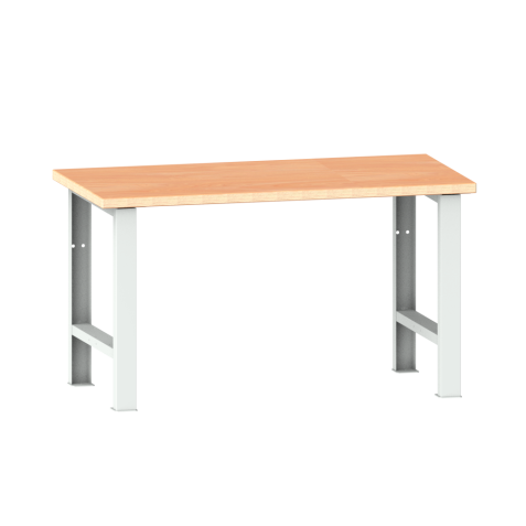 LISTA - Établi (LxPxH) 1500x750x890mm Multiplex Gris clair RAL 7035