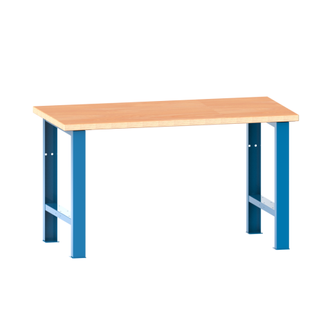 LISTA - Établi (LxPxH) 2000x750x890mm Multiplex Bleu clair RAL 5012