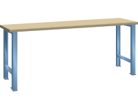 Établi Lista - H 90 L 200 x P 80 cm - plateau en hêtre massif