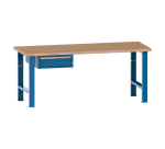 Lista - Établi 1 tiroir plateau en multiplex  P 75 cm