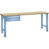 LISTA - Établi 27x36E (HxLxP) 90 x 200 x 80 cm Hêtre KEY Lock R5012