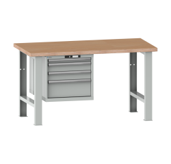 Lista - Établi 5 tiroirs plateau en multiplex P 75 cm - poids supporté 360 ou 600 Kg