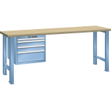 LISTA - Établi (HxLxP) 90 x 200 x 80 cm Hêtre KEY Lock R5012