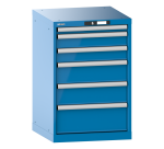 Armoire à tiroirs Lista 27x27E H 85 x L 56,4 x P 57,2 cm avec plusieurs tiroirs Key Lock