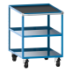 LISTA - Chariot de préparation 27x36E (LxPxH) 564x725x760mm Bleu clair RAL 5012