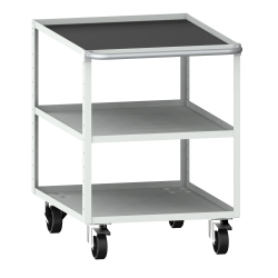 LISTA - Chariot de préparation 27x36E (LxPxH) 564x725x760mm Gris clair RAL 7035