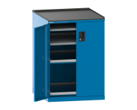 LISTA - Armoire à tiroirs 36x36E - 2 rayons extensibles (75 Kg) + 2 rayons amovibles (200 Kg)