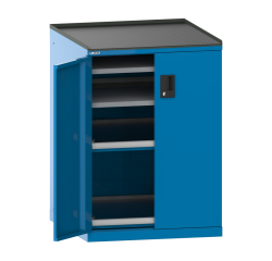 LISTA - Armoire à tiroirs 36x36E - 2 rayons extensibles (75 Kg) + 2 rayons amovibles (200 Kg)