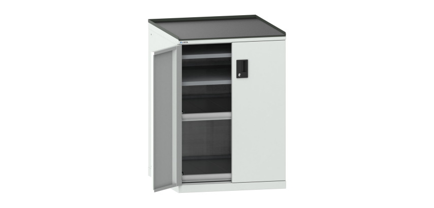 LISTA - Armoire à tiroirs 36x36E - 2 rayons extensibles (75 Kg) + 2 rayons amovibles (200 Kg)