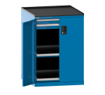 Armoire à portes battantes Lista 36x36E H 102 cm - 2 rayons extensibles - charge 75 Kg