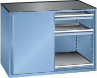 LISTA - Armoire à tiroirs 2x36x36E (HxLxP) 102 x 143 x 78 cm KEY Lock R5012