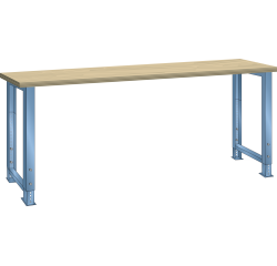 Établi Lista 27x36E - Hauteur ajustable 74 à 109 cm x L 200 x P 75 cm - plateau en multiplex