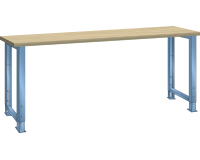 Établi Lista 27x36E - Hauteur ajustable 75 à 110 cm x L 200 x P 80 cm - plateau en hêtre massif