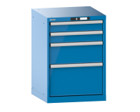 LISTA - Armoire à tiroirs (HxLxP) 80 x 56,4 x 57,2 cm KEY Lock R5012
