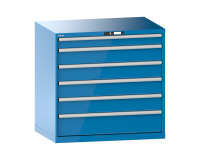 LISTA - Armoire à tiroirs (HxLxP) 100 x 102,3 x 72,5cm KEY Lock R5012