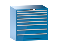 LISTA - Armoire à tiroirs (HxLxP) 100 x 102,3 x 72,5 cm KEY Lock R5012