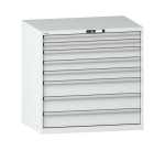 Armoire à tiroirs Lista 54 x 36E  H 100 x L 102,3 x P 72,5 cm 8 tiroirs Key Lock