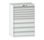 Armoire à tiroirs Lista 54 x 36E  H 145 x L 102,3 x P 72,5 cm 10 tiroirs Key Lock