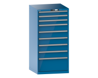 LISTA - Armoire à tiroirs (HxLxP) 145 x 71,7 x 72,5 cm KEY Lock R5012